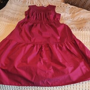Penningtons Fuchsia Tiered Midi Dress